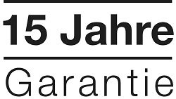 15 Jahre Garantie